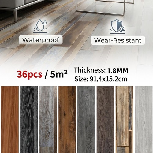 36pcs floor planks tiles - 36pcs, 5m²