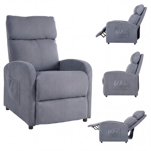 Push back recliner - back,