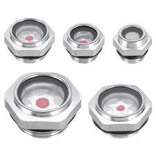 5Pcs Oil Sight Glass 1/4 3/8