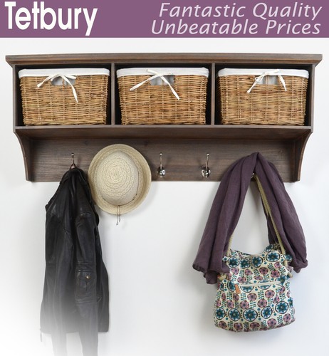 Tetbury hallway shelf with - hallway,