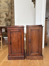 pair of antique bedside