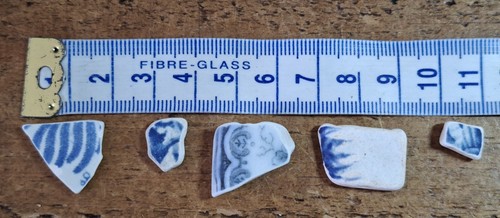 Seaham sea pottery blue and - seaham,