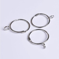  20 Pcs Roman Blind Curtain Rings Opening Drapery with Hook Curtains