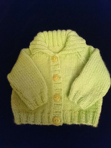 Hand knitted girls - knitted, apple