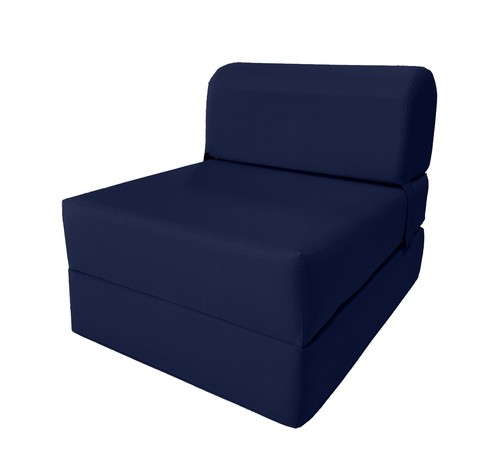Navy sleeper chair folding - navy,