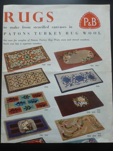 Rugs make from stencilled - rugs,