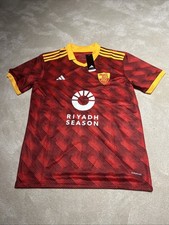 AS Roma 2023/24 Fourth Adidas Origins Football Shirt Burgundy