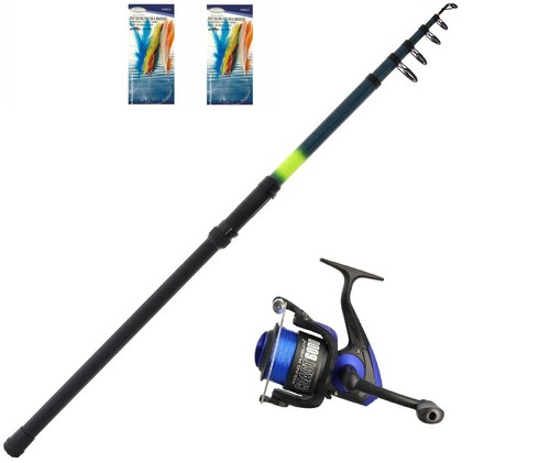 Telescopic beachcaster fishing - telescopic,