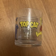 Vintage Top Cat glass, Nutella Ferrero Hanna Barbera collection from 1997