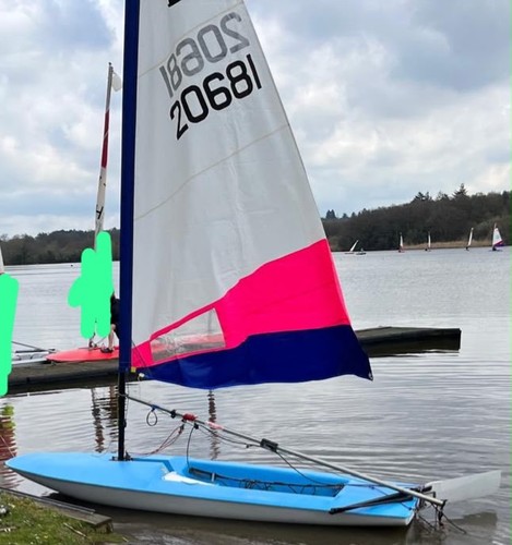 Topper sailing dinghy - sailing,