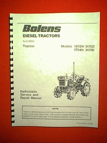 Bolens iseki diesel tractor - bolens,