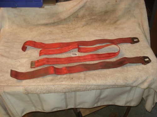 Seat belt irvin red webbing - belt,,