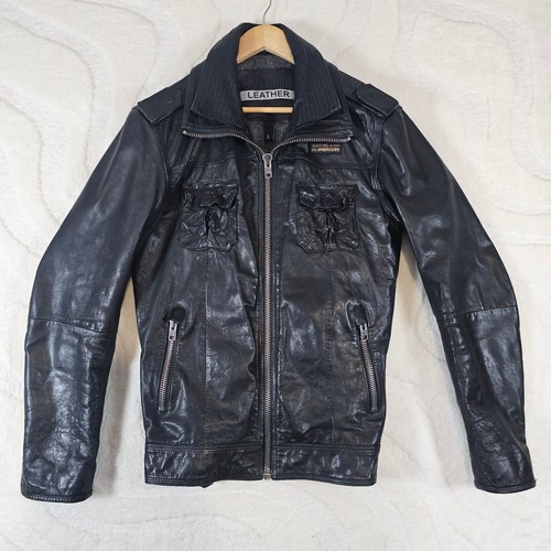 Superdry ryan black leather - ryan,
