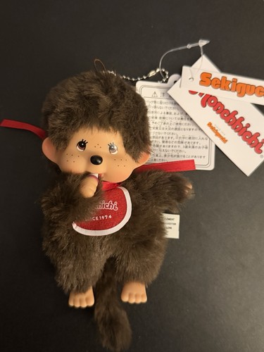 Monchichi keychain boy - keychain,