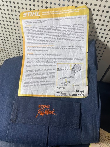 Stihl denim 9ply chainsaw - stihl,