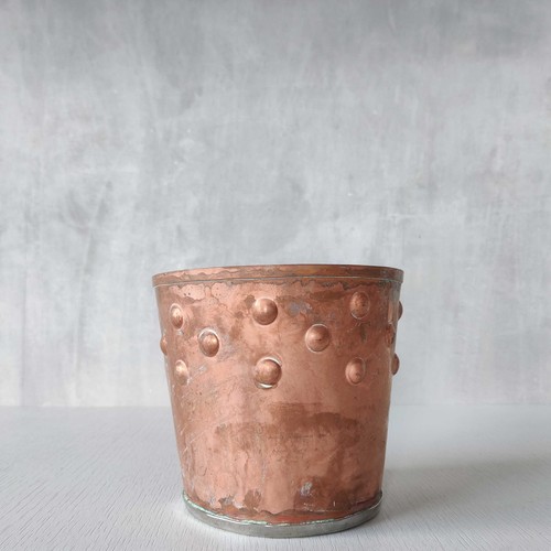 Vintage copper planter - , vessel