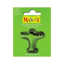 Makin's Clay Metal Cookie Cutters 3pcs