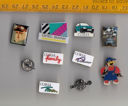 Opel logo pin badges - opel,