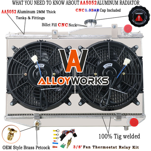 Row radiator shroud fan for - fan,