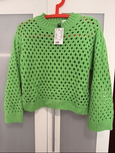Divided green open knit - divided,