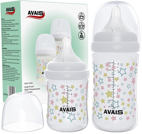 Baby milk bottle anti colic - milk,