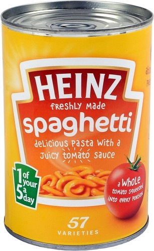 Secret heinz baked bean tin - baked,