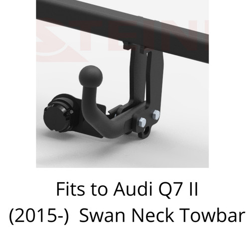Swan neck tow bar for - neck,