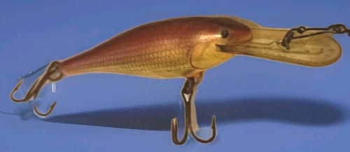 Vintage rapala shad rap cw - shad,