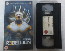 WWE Rebellion 2002 VHS Video