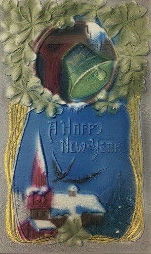 Happy new year embossed - happy,