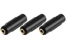 3-Pack Plastic 3.5mm Female to