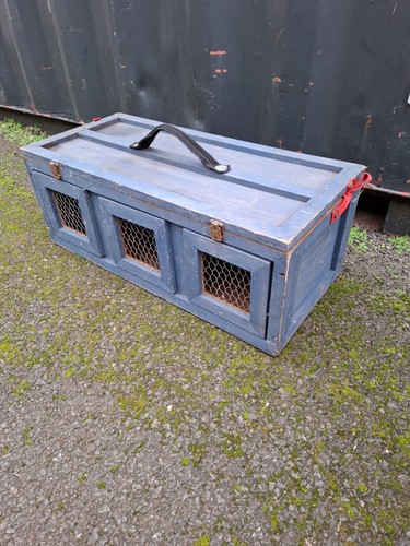 Vintage blue wooden - vintage,