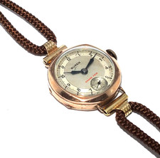 Ladies/womens 9ct gold cased Buren 'Grand Prix' vintage wristwatch