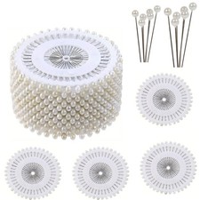 PEARL HEAD PINS UPHOLSTERY DRESSMAKER SEWING ROSETTE HIJAB PINS CRAFTS ART&CRAFT