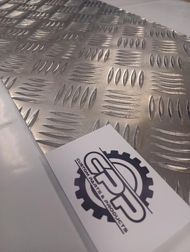 Aluminium chequer plate tread - chequer,