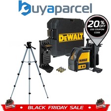Dewalt DW088K Self Levelling Cross Line Laser Level Bracket Case + Bag + Tripod