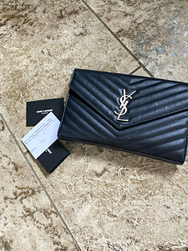 Saint laurent black leather - laurent,