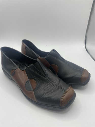 Women rieker leather shoes - women's,