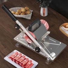 Manual Meat Cutter Stainless Steel Food Slicing Machine Meat Slicer  Hot Pot