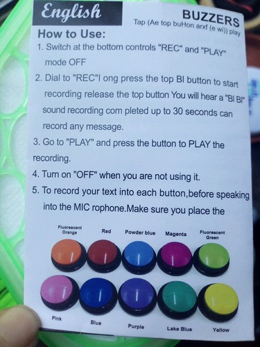 Buzzers quiz dog training - buzzers,