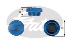 Gates Radiator Cap for VW Golf V6 4Motion AUE/AQP/BDE 2.8 May 1999 to May 2006