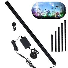 Aquarium LED Lights Air Bubble Diffuser Light Bar Waterproof Fish Tank Light