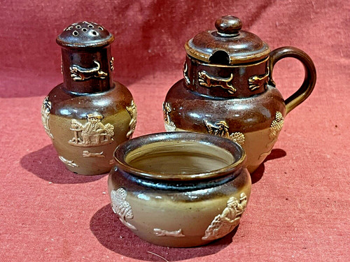 Antique royal doulton salt - royal,