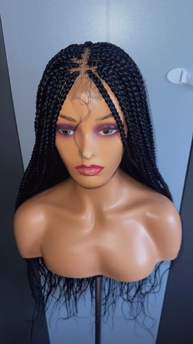 Braided wig handmade - braided,