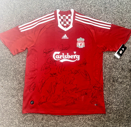 Signed autographed liverpool - autographed,