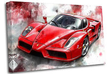 Ferrari Enzo Car Stunning Canvas Print Wall Art