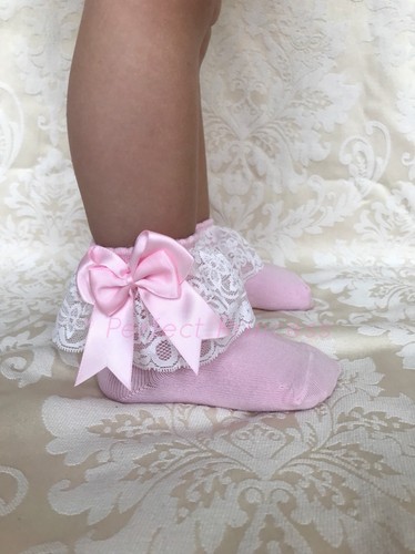 Spanish lacey bow - spanish, socks
