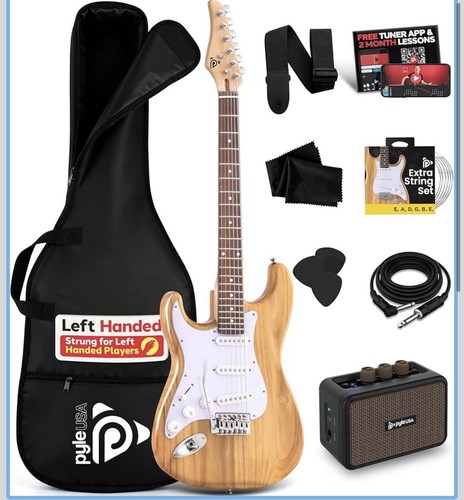 Pyle electric guitar - pyle, amp