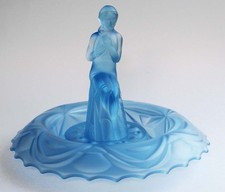 Vintage Blue Glass  Draped