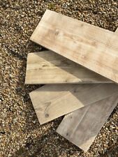 Reclaimed Sanded Scaffold Board Shelves - Natural - 80cm